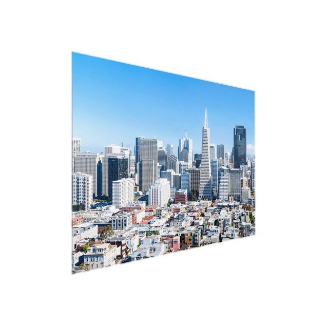 Quadro in vetro - Skyline di San Francisco
