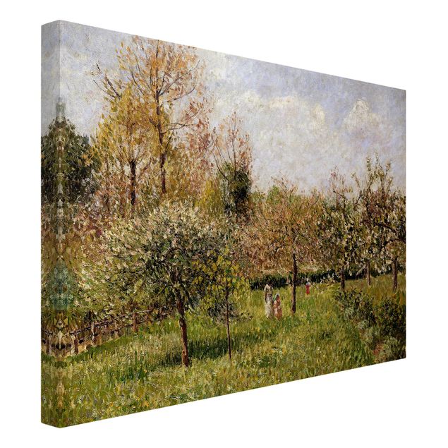 Quadri moderni per soggiorno Camille Pissarro - Primavera a Eragny