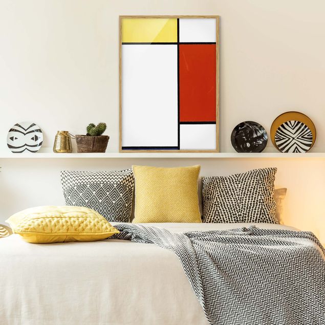 Poster con cornice - Piet Mondrian - Composition I - Verticale 4:3