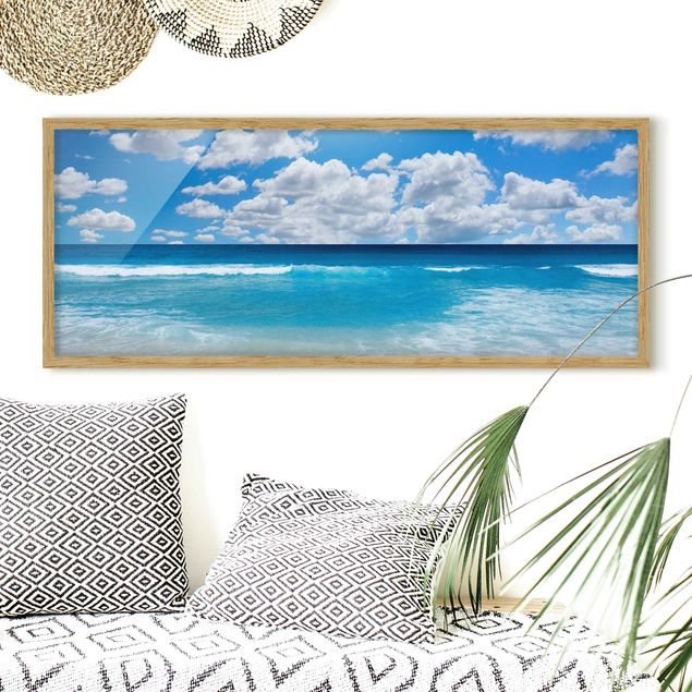 Poster con cornice - Touch Of Paradise - Panorama formato orizzontale