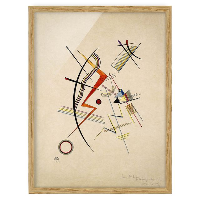 Poster con cornice - Wassily Kandinsky - Annual Gift To The Kandinsky Society - Verticale 4:3