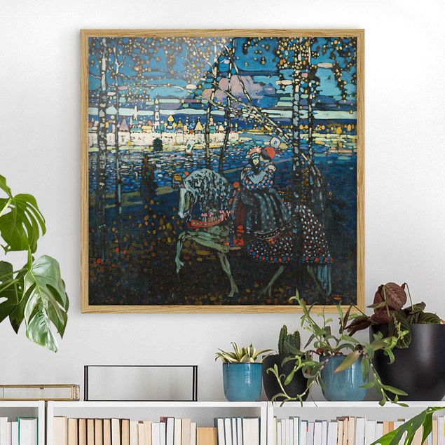 quadro astratto Wassily Kandinsky - Paar a cavallo