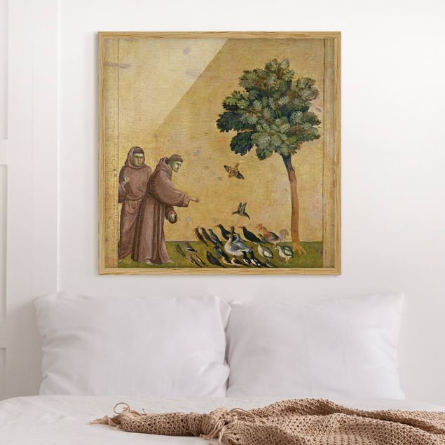 Giotto Di Bondone Giotto di Bondone - San Francesco che si rivolge agli uccelli