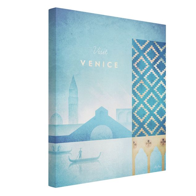 Stampe su tela città Poster di viaggio - Venezia