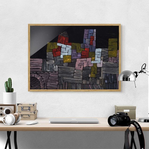 quadro astratto moderno Paul Klee - Antica muratura Sicilia