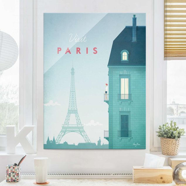 Lavagna magnetica vetro Poster di viaggio - Parigi