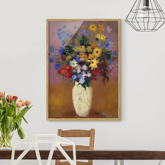 Odilon Redon Odilon Redon - Vaso bianco con fiori