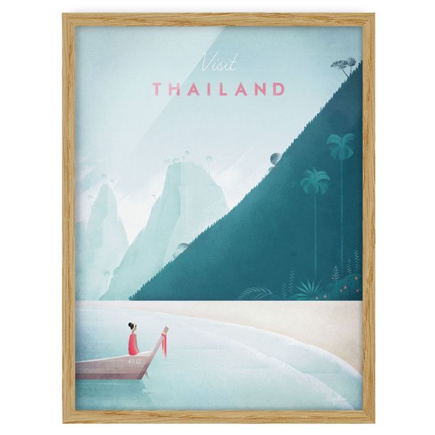 Poster con cornice - Poster Viaggio - Thailandia - Verticale 4:3