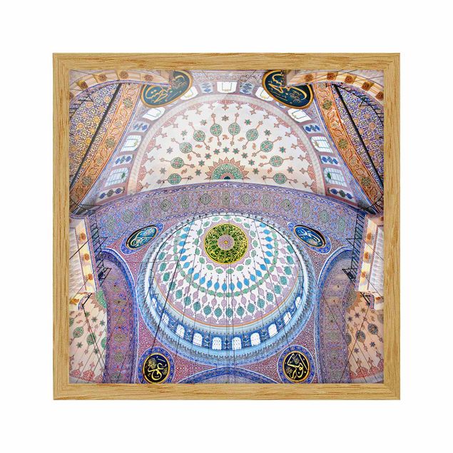Poster con cornice - Blue Mosque In Istanbul - Quadrato 1:1