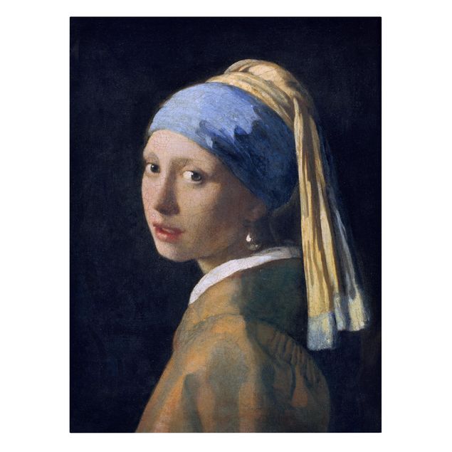 Quadri su tela - Jan Vermeer van Delft - Ragazza con l'orecchino di perla