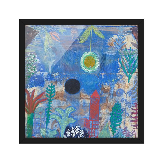 Poster con cornice - Paul Klee - Sunken Landscape - Quadrato 1:1