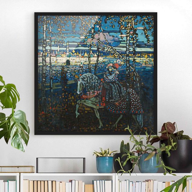 quadro astratto Wassily Kandinsky - Paar a cavallo