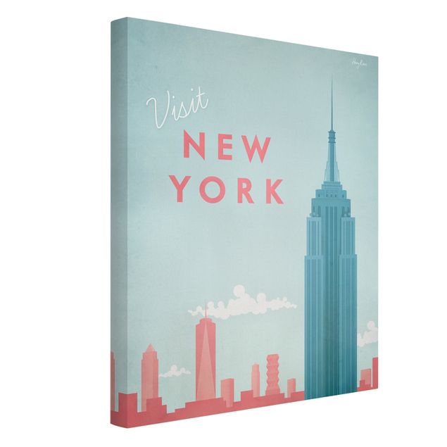 Stampe su tela città Poster di viaggio - New York