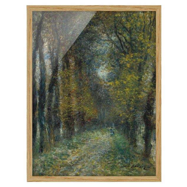 Poster con cornice - Auguste Renoir - The Allée - Verticale 4:3