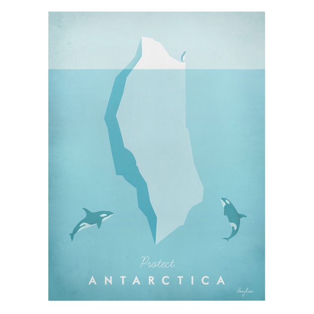 Quadri su tela Poster di viaggio - Antartide