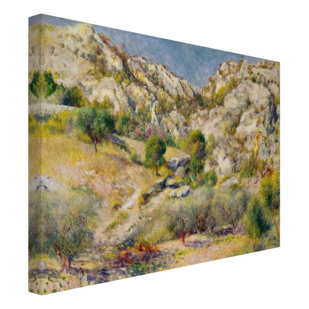 Quadri moderni per soggiorno Auguste Renoir - Roccia all'Estaque