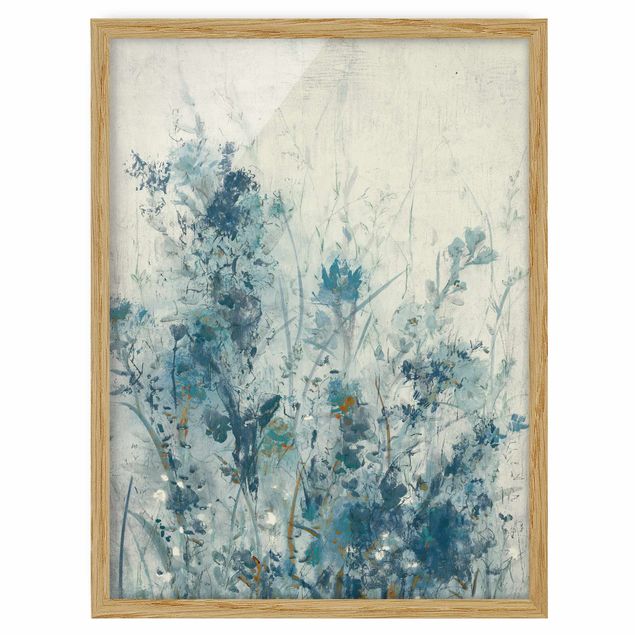 Poster con cornice - Blue Spring Meadow I - Verticale 4:3