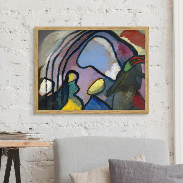 quadro astratto moderno Wassily Kandinsky - Studio per l'improvvisazione 10