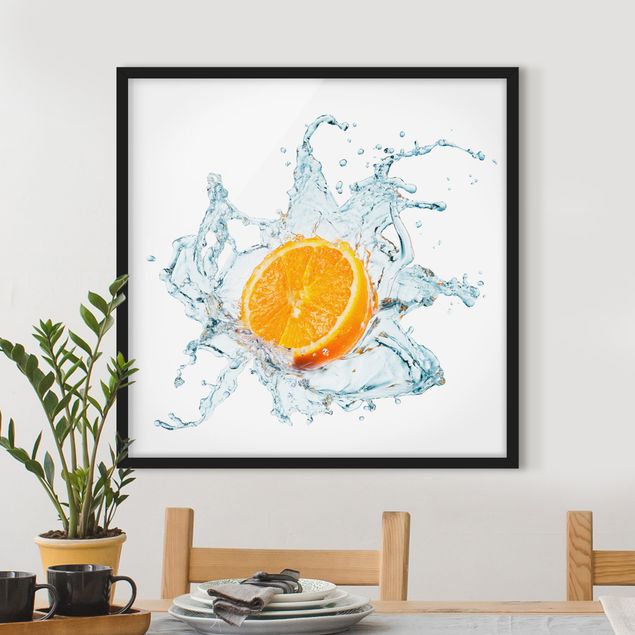Poster con cornice - Fresh Orange - Quadrato 1:1