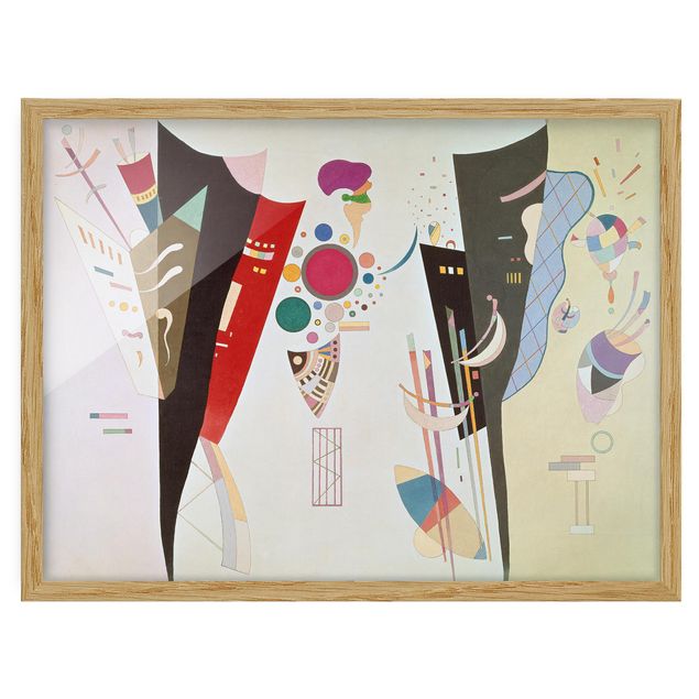 Poster con cornice - Wassily Kandinsky - The Mutual Harmony - Orizzontale 3:4