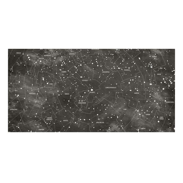 Stampa su tela - Constellation map panel optics - Orizzontale 2:1