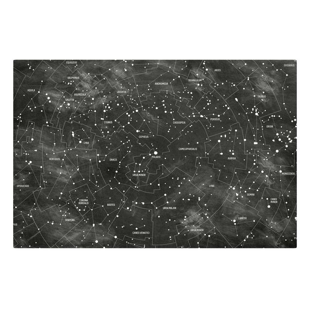Stampa su tela - Constellation map panel optics - Orizzontale 3:2
