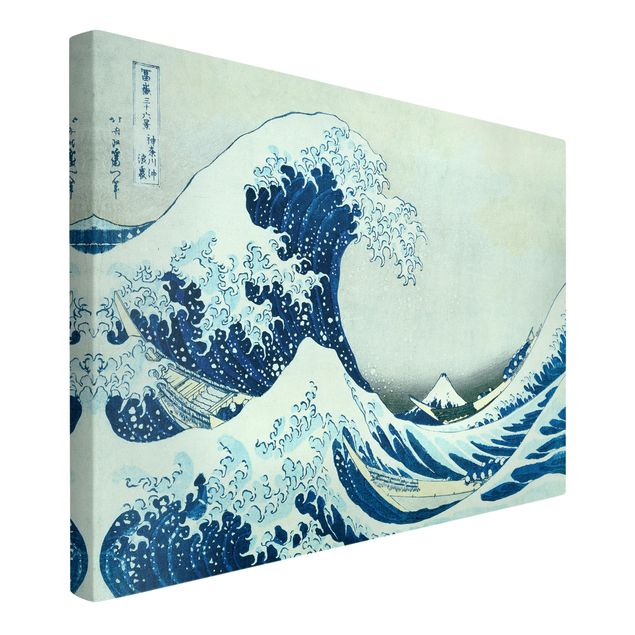 Stampe su tela Katsushika Hokusai - La grande onda di Kanagawa