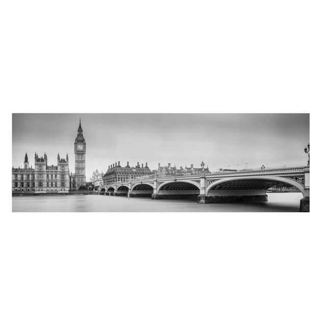 Stampe su tela Il ponte di Westminster e il Big Ben