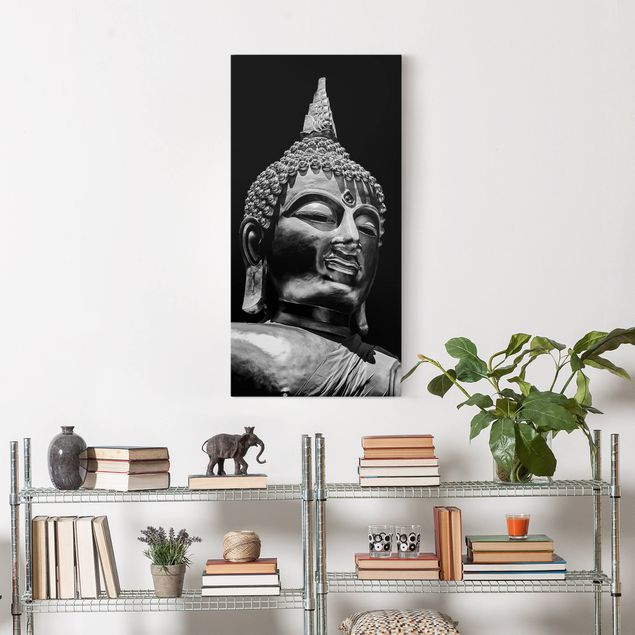 Quadri zen Volto di statua di Buddha