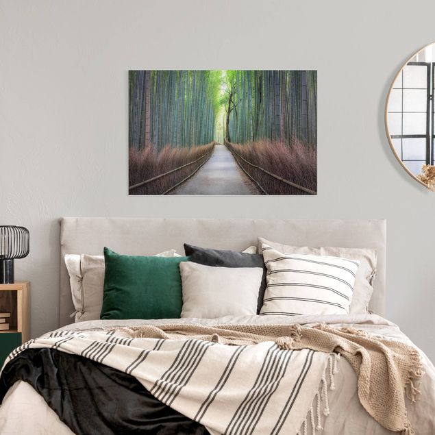 Riproduzioni su tela quadri famosi Il sentiero attraverso il bambù