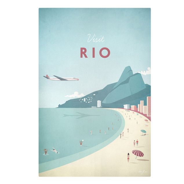 Stampa su tela - Poster Travel - Rio De Janeiro - Verticale 3:2