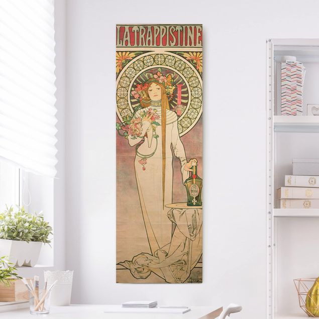 Tele con scritte Alfons Mucha - Poster per La Trappistine