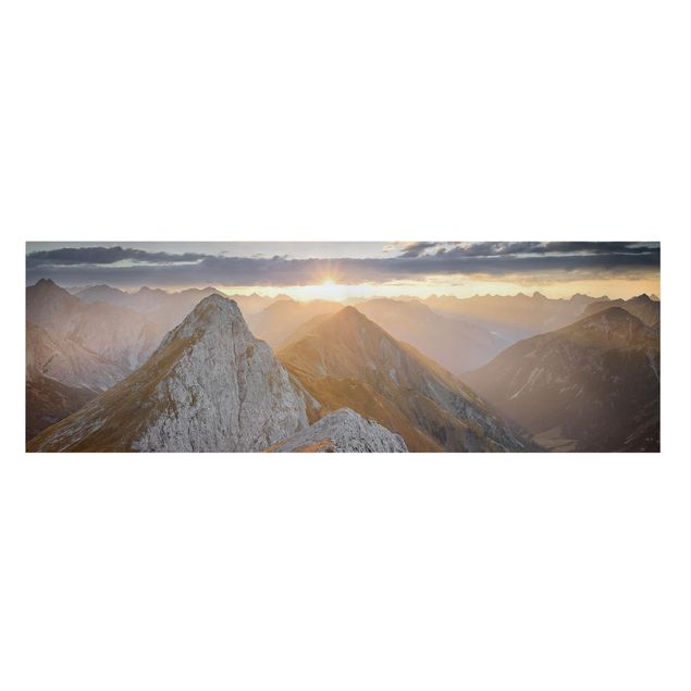 Stampa su tela - Lechtal Alps - Panoramico