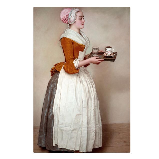 Quadri su tela - Jean Etienne Liotard - La ragazza del cioccolato