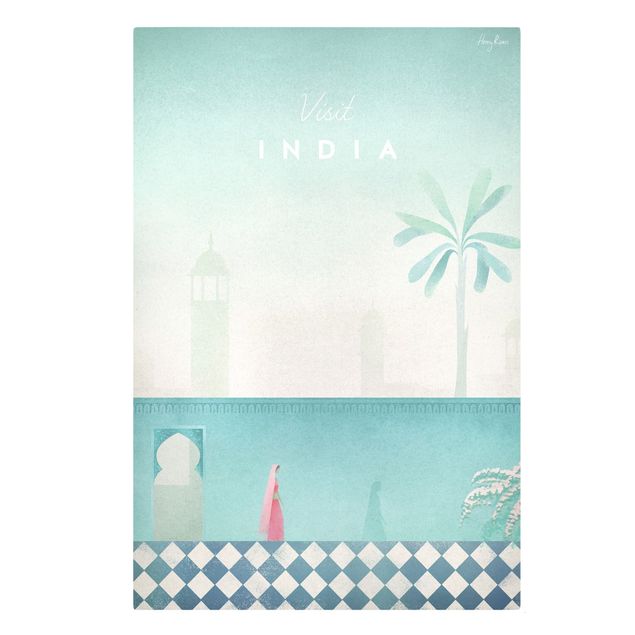 Quadri su tela Poster di viaggio - India