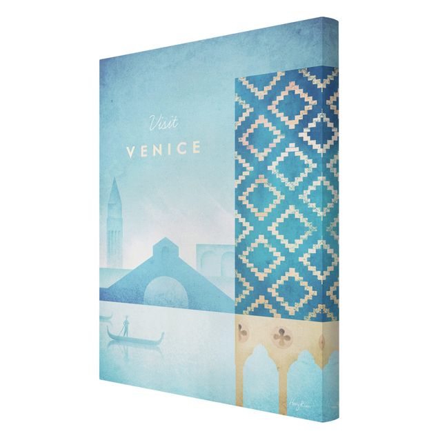 Stampa su tela - Poster viaggio - Venezia - Verticale 3:2