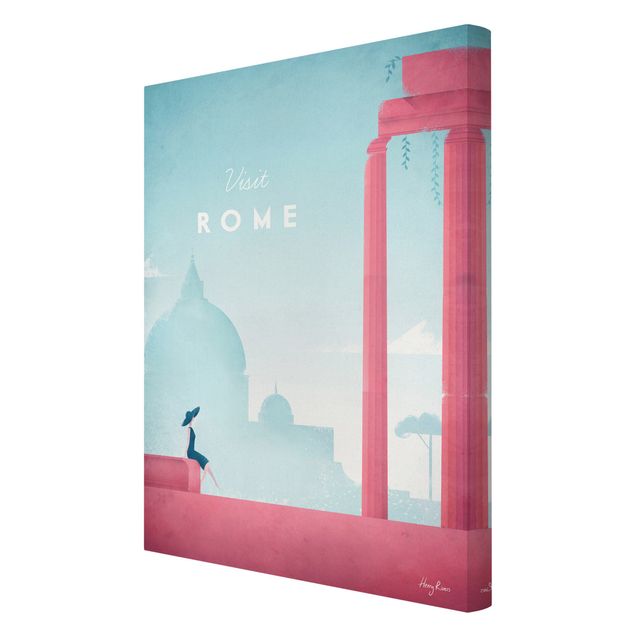 Stampa su tela - Poster Travel - Rome - Verticale 3:2