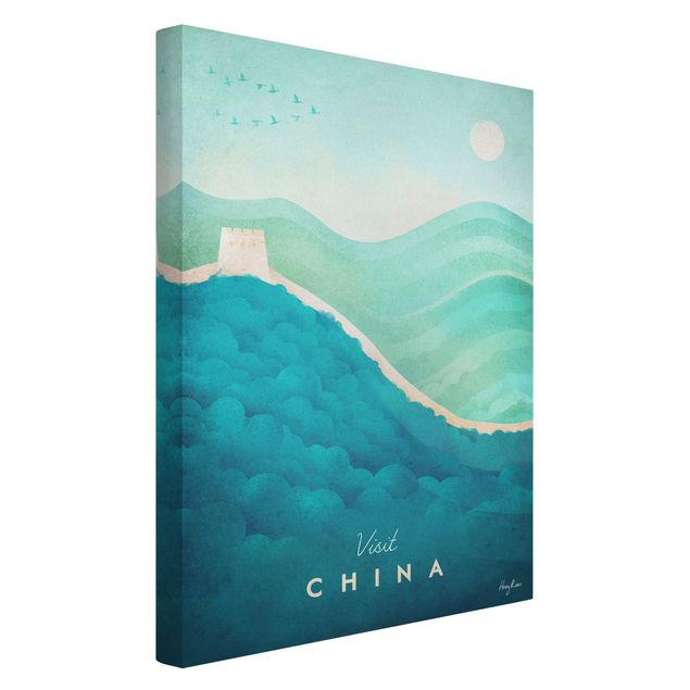 Quadri su tela Poster di viaggio - Cina