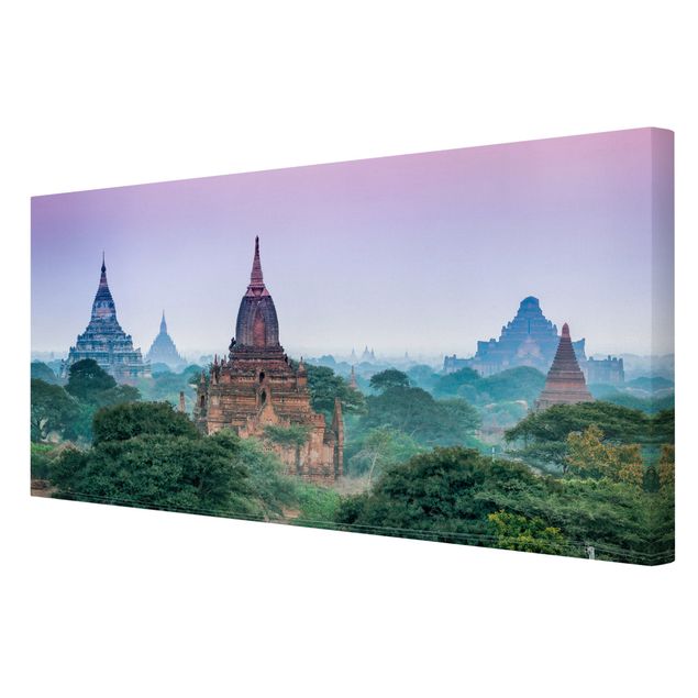 Quadri moderni per soggiorno Terreno del tempio a Bagan