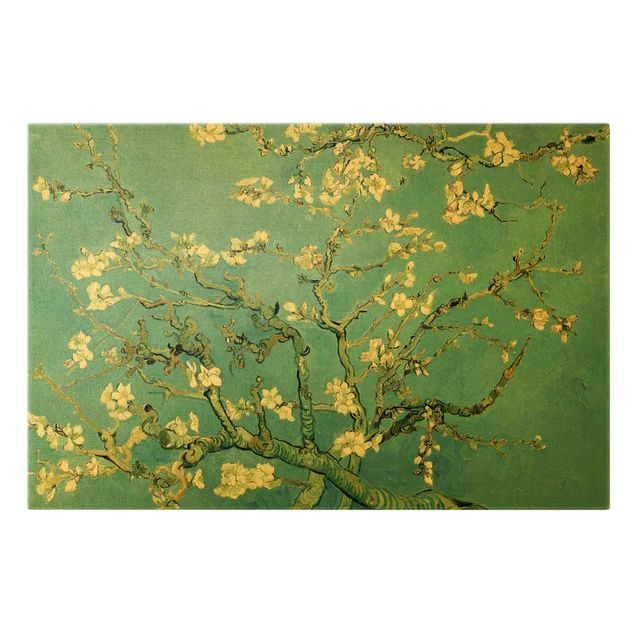 Stampa su tela Vincent Van Gogh - Mandorli in fiore