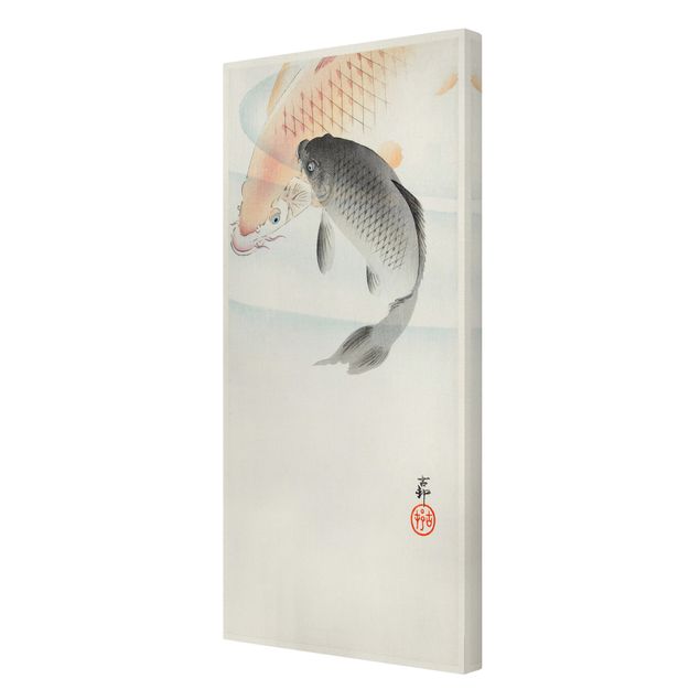 Stampe su tela Illustrazione vintage di pesci asiatici I