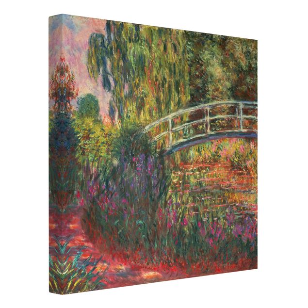 Stampe su tela paesaggio Claude Monet - Ponte giapponese nel giardino di Giverny