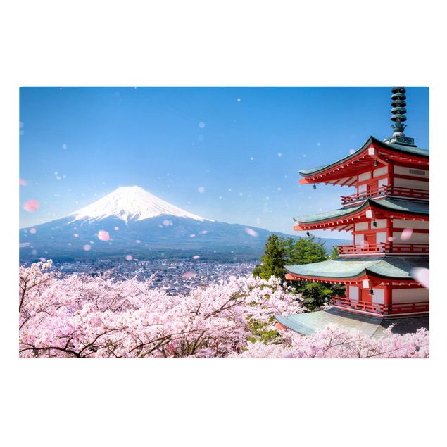 Riproduzioni su tela Pagoda Chureito e Monte Fuji