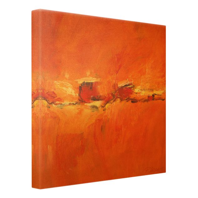 Abstrakte Malerei Composizione in arancione