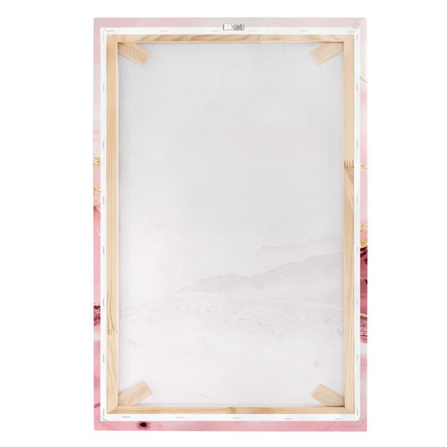 Stampa su tela - Estratto Monti rosa con Golden Lines - Verticale 3:2