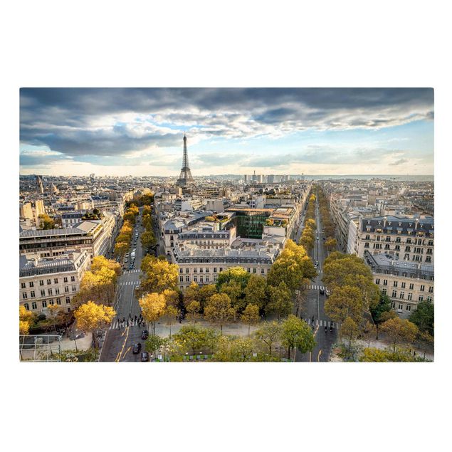 Quadri moderni per soggiorno Bella giornata a Parigi