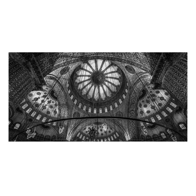 Stampa su tela - Le cupole della Moschea Blu - Orizzontale 2:1