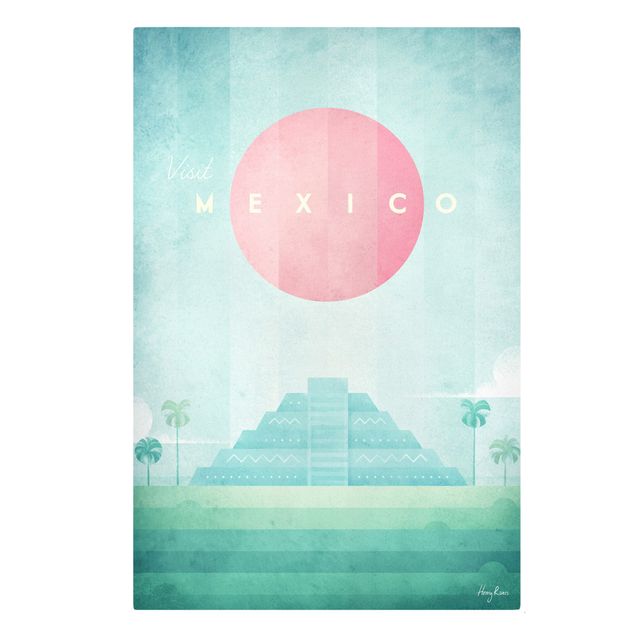 Stampa su tela - Poster di viaggio - Messico - Verticale 3:2