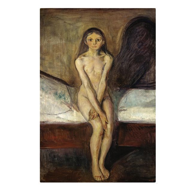 Quadri su tela - Edvard Munch - pubertà