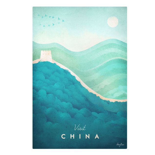 Stampa su tela - Poster di viaggio - Cina - Verticale 3:2